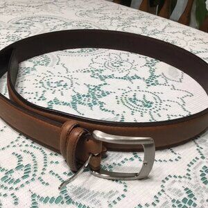 Dockers Men's Brown Genuine Leather Dress Belt